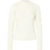 Y.A.S Y.A.S. Dames Tops & T-shirts Yaslacey Ls Lace Top - Wit - Maat XL