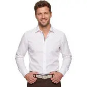 BOSS Slim fit zakelijk overhemd met extra lange mouw