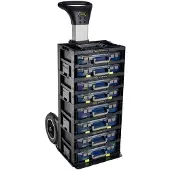 Raaco CM Trolley - Opslag- en transportsysteem - 1 Trolley 2 CarryMore 55-units 2 CarryMore 80-units - Zwart