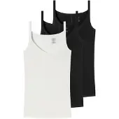 Schiesser Dames spaghettitop 3 pack Personal Fit