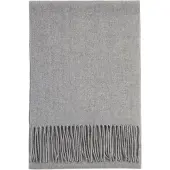 GOBI Cashmere Sjaal 'Unisex Cashmere Fringed Scarf' rookgrijs