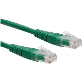 Roline Netwerkkabel | Cat6 U/UTP | 3 meter (100% koper, Groen)