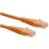 Roline Netwerkkabel | Cat6 U/UTP | 5 meter (100% koper, Oranje)