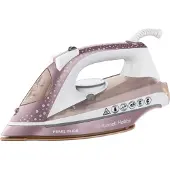 Russell Hobbs Pearl Glide stoomstrijkijzer, keramische zoolplaat met parelstructuur voor soepeler glijden, 40g continue stoom, 2m snoer, 2600W, 23972
