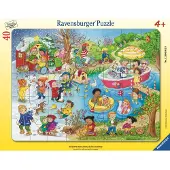 Ravensburger Kinderpuzzle 40 Teile - Die Jahreszeiten am See