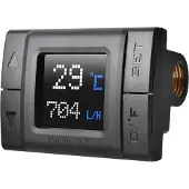 Thermaltake Pacific TF2 Temperatuur- en debietmeter, Bewaking van waterkoeling, Zwart