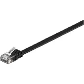 Microconnect V-UTP605S-FLAT netwerkkabel 5 m Cat6 Zwart