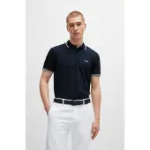 BOSS Shirt 'Paul' navy / wit