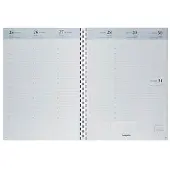 Brepols Timing weekagenda met uurindeling 2027 navulling (1 week 2 pagina's) 4-talig