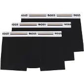 BOSS Boxershorts lichtbruin / zwart / wit