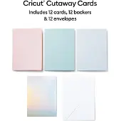 Cricut Cut-Away Cards Pastel R40 Kaartenset Tulpenblauw, Poeder