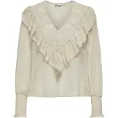 ONLY Blouse 'ONLELEANOR' donkerbeige