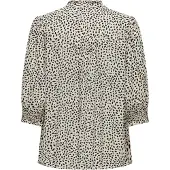ONLY Blouse 'ONLRaya' zwart / offwhite
