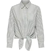 ONLY Blouse 'ONLLECEY' grijs / wit