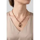 Purelei Swirl Kette Rosegold Maat: OS | Kettingen Outlet | Dames | Goud