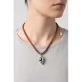 Purelei Ketting 'Oceanside' bruin / zilver