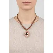Purelei Ketting 'Oceanside' bruin / rose-goud