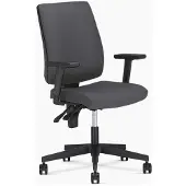 Nowy Styl Taktik Ergonomische stoel Permanent Contact Stof In hoogte verstelbare armleuning In hoogte verstelbare zitting Donkergrijs 110 kg