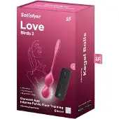 Satisfyer Love Birds 2 - App-gestuurde vibrerende geishabal (roze)