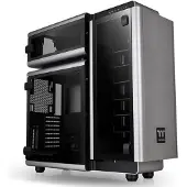 Thermaltake Level 20 Full Tower PC-behuizing Zwart, Zilver 3 voorgeïnstalleerde LED-ventilators, Zijvenster, Harde schijf installatie zonder gereedschap