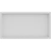 Guido Gusto Mat Wit RVS Inbouwnis met tegelflens 30x60x7cm