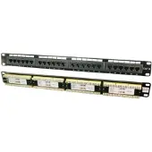 Logilink NP0004 24 poorten Patchpaneel 483 mm (19) CAT 6 1 HE Meerdere kleuren