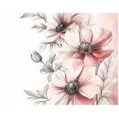 WALLARENA - Fotobehang - 250x175 cm - bloemen, natuur, roze, slaapkamer, woonkamer, vliesbehang