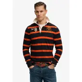 Superdry Shirt beige / goudgeel / oranje / zwart