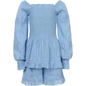 LOOXS 10sixteen playsuit lichtblauw Meisjes Katoen Vierkante hals Effen - maat 164