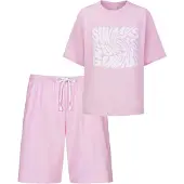 Mey Pyjama 'Solid Love' rosa