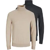 Jack & Jones Trui 'Emil Knit' rookgrijs
