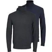 Jack & Jones Trui 'Emil Knit' nachtblauw