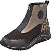 Remonte D0T78 Enkellaarzen | Maat 40 Dames Brons
