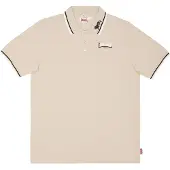 Lonsdale Shirt sand / navy / zwart / wit