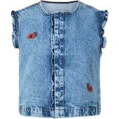 Pieces Bodywarmer 'PCPalma' blauw denim