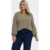 ONLY Carmetta Blouse Dames Grijs 54