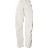 Adidas Originals Jeans 'HIGH RISE BARREL LEG DENIM' lichtgrijs