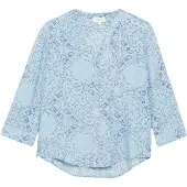 s.Oliver relaxed fit blouse met korte mouwen van viscosemix