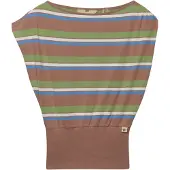 Superdry Top 'Bardot' blauw / pueblo / groen