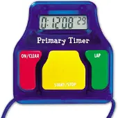 Learning Resources educatieve timers set - 6 stuks kleurrijke stopwatches. - 3+