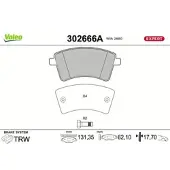 Valeo 302666A Remblokken