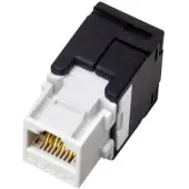 Alantec MB001, RJ45, Zwart, Wit, Vrouwelijke connector, Recht, Thermoplastisch, Cat5e