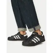 Adidas Sneakers laag 'Superstar II' zwart / wit