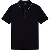 Armani Exchange Heren Ideale polo (XS), Zwart, Casual, Katoen, Korte mouwen XM001285AF10366UC001