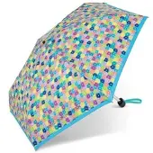 Benetton Ultra Mini Parapluie "Blooming Dots Blue" - Compact & Stijlvol