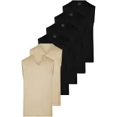 Ragman Onderhemd 'Basic' beige gemêleerd