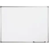MAUL Whiteboard 2000 MAULpro, frame platijnagrijs, 1200 x 2400 mm, gelakt oppervlak