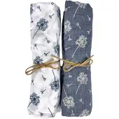 Kumixi Tunnelsjaal 'Löwenzahn 2er Set' blauw denim