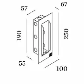 Wever & Ducre - ORIS 0.7 RECESSED HOUSING INCL. PLASTERKIT