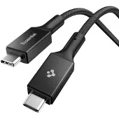 Spigen Essential | USB-C naar USB-C Kabel 100W Fast Charge | Power Delivery | 5Gbps Dataoverdracht | 1M Zwart